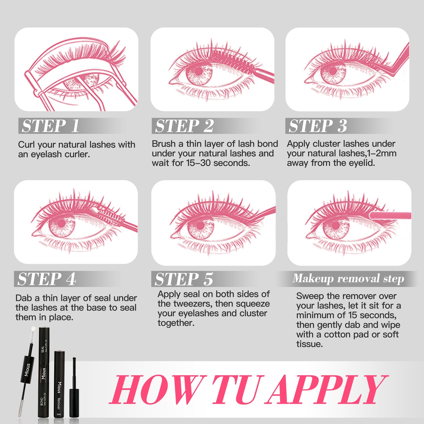 Mious- 3 in 1 Bond & Seal & Remover